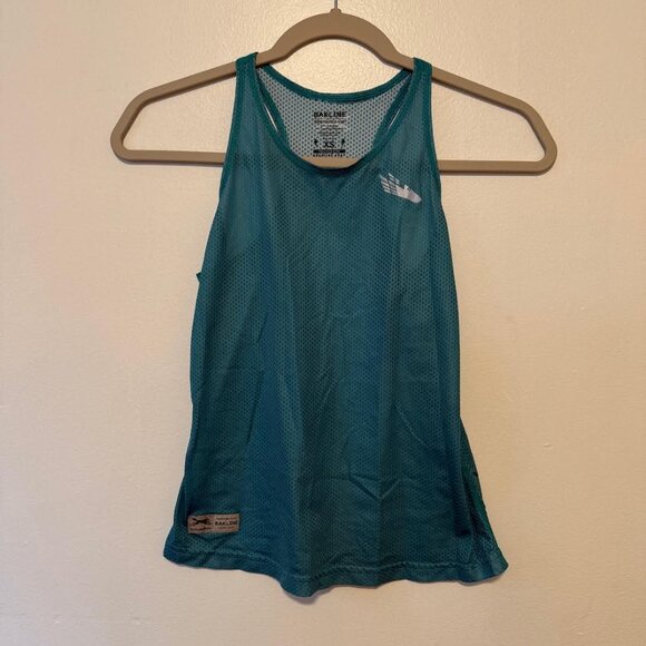 NWOT Bakline Far Rockaway Running Singlet, Women's XS, "Seaglass" Teal - Picture 2 of 7